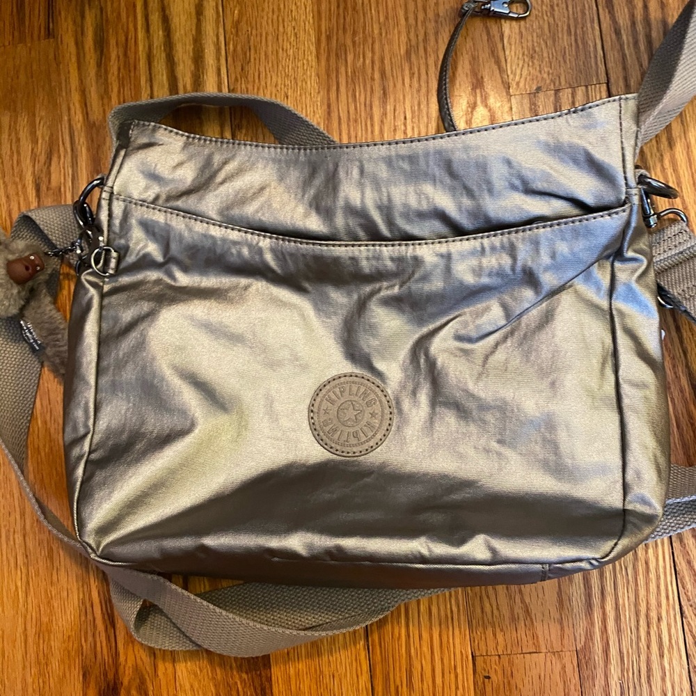 Metallic Kipling bag